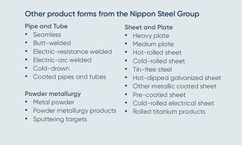 Collaboration Ovako Nippon Steel Sanyo Special Steel