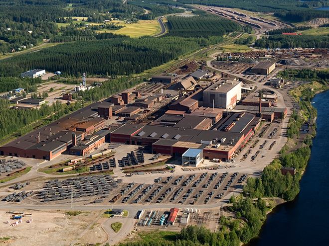 Ovako Imatra steel production site