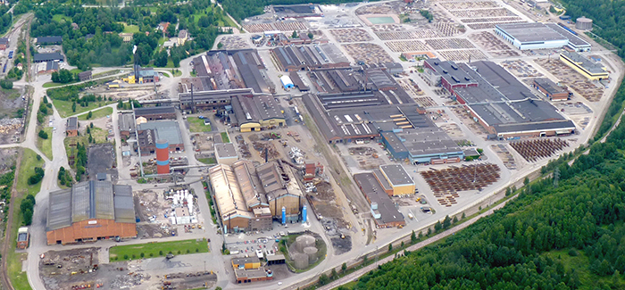Ovako Hofors steel production site