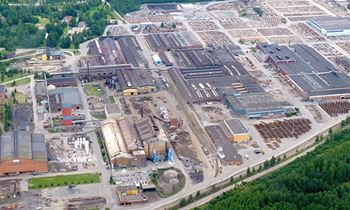 Ovako Hofors steel production site
