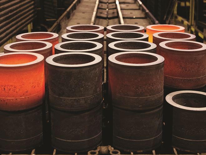Steel rings production